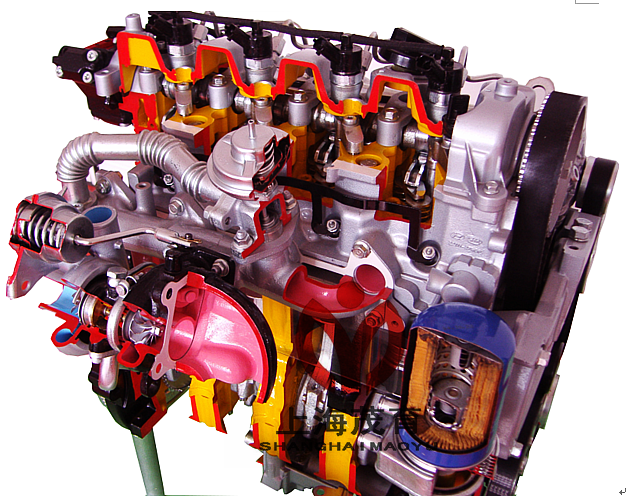 电控柴油发动机剖面模型