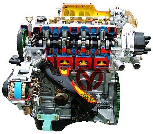 四缸电控汽油发动机解剖模型