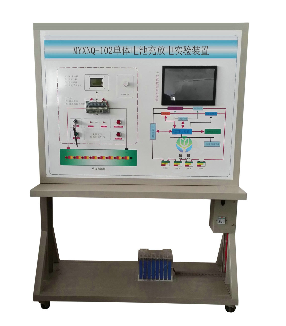 单体电池充放电实验装置