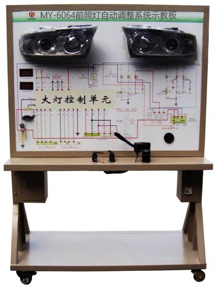 汽车前照灯自动调整系统示教板