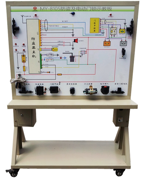 汽车防盗及电动门锁示教板