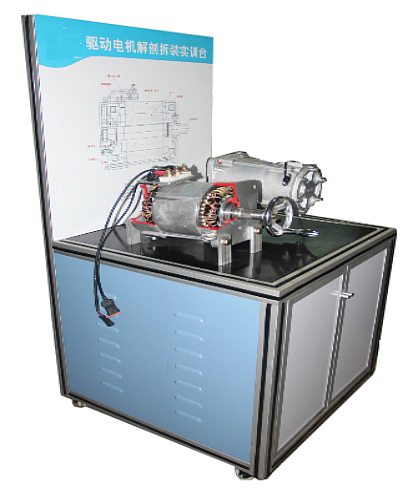 电动汽车驱动电机解剖示教平台