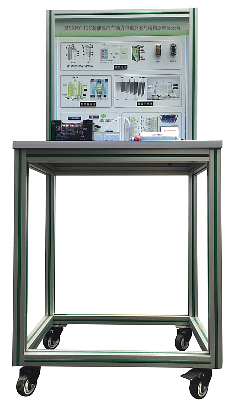 动力电池分类与结构原理展示台