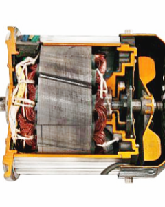 纯电动汽车永磁电机解剖模型