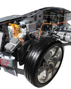 太阳能电动汽车整车解剖模型