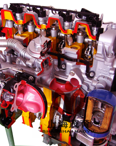 电控柴油发动机剖面模型