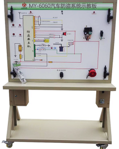 汽车防盗系统示教板