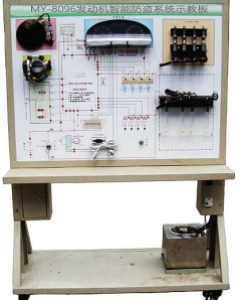 汽车发动机智能防盗系统示教板
