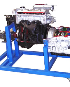 汽油发动机附手动变速器解剖实验台